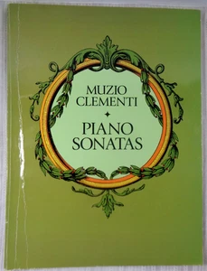 Piano Sonatas by Muzio Clementi 1992 Softcover VG - Picture 1 of 3