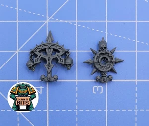Warhammer 40K Chaos Space Marines Legionaries Back Banners - Picture 1 of 2