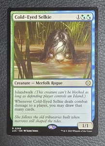 MTG Commander: The Lost Caverns of Ixalan Cold-Eyed Selkie 0266 NM Rare MTG - Picture 1 of 2