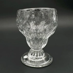 MONTEITH BONNET GLASS DOUBLE OGEE HONEYCOMB MOULDED BOWL MID 18TH CENTURY - Picture 1 of 8