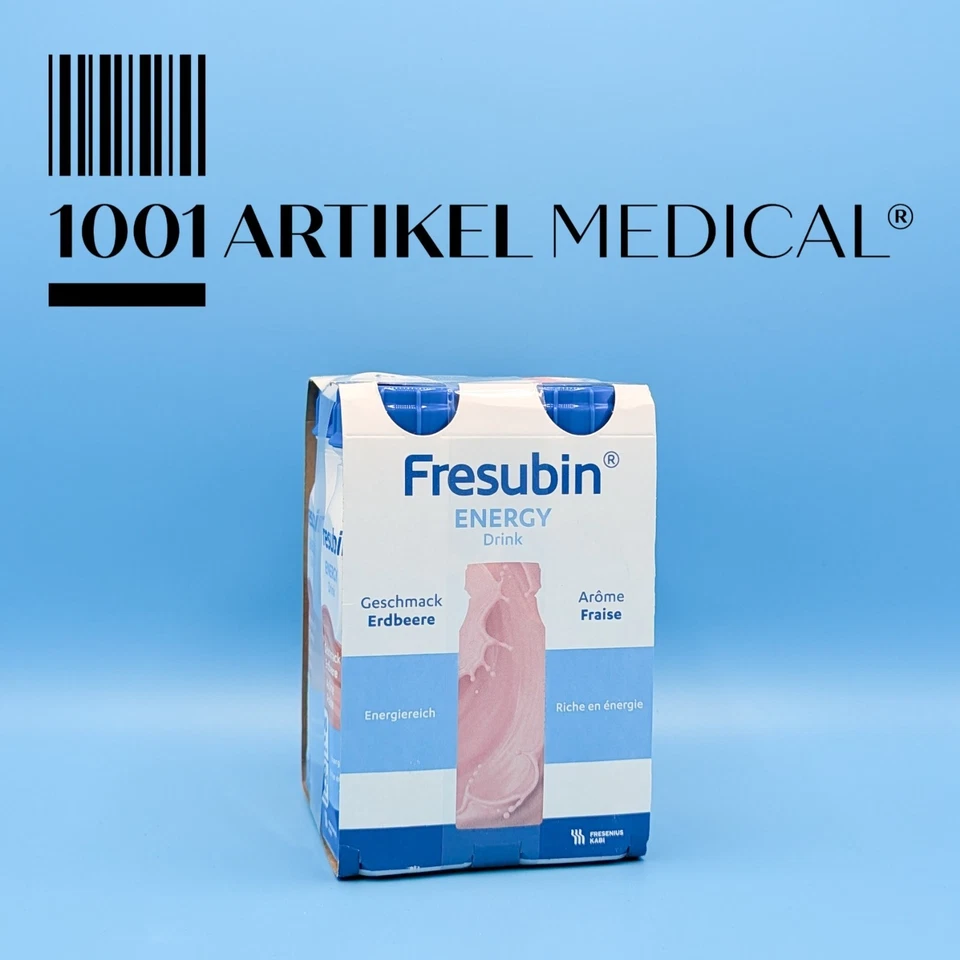 Fresubin Energy Drink Erdbeer 24 x 200ml - PZN 03692607 MHD 12/25