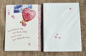 Vintage Teddy Bear Valentines Card Hearts Whimsy Carlton Just Between Friends - Picture 1 of 5