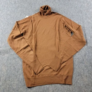 John Smedley Richards Merino Pullover Rollkragenpullover Gr. S Ginger Brown - Bild 1 von 8
