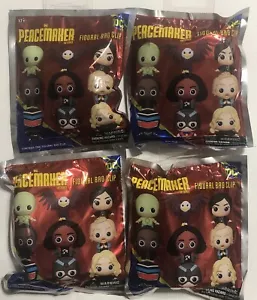 Monograma DC El Pacificador Misterio Figura Bolso Clip Llavero Lote de 4 *NUEVO EN PAQUETE* - Imagen 1 de 2