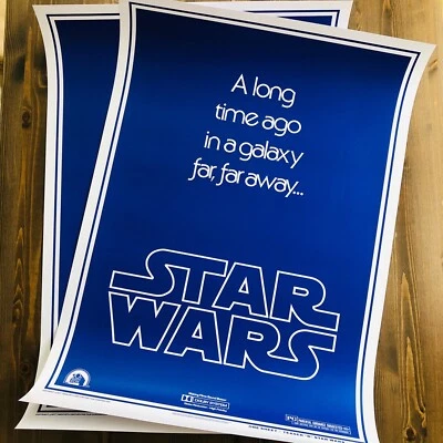 A3 Star Wars A New Hope - Limited Edition Print Movie Poster Mandalorian Ahsoka - Image 1 of 4