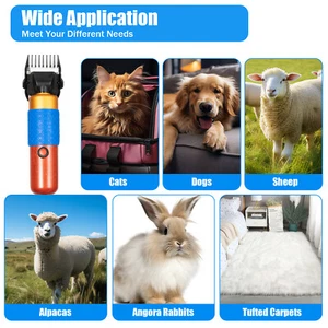 Electric Sheep Clippers , Professional Animal Shearing Machine w/ Carrying Case - Picture 1 of 14