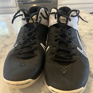 Nike Mens Air Visi Pro 4 599556-002 Black Basketball Shoes Sz 7 - Picture 1 of 16