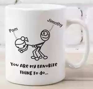 You Are My Favourite Thing To Do Funny Custom Couples Sex Coffee Mug Adult Humor - Picture 1 of 8