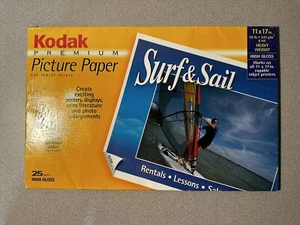 Kodak 11 inch x 17 inch inkjet High Gloss photo paper 25 pack New Sealed - Picture 1 of 4