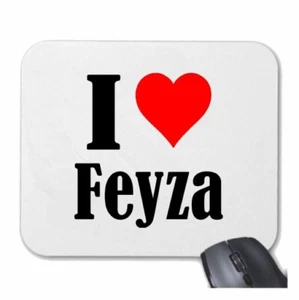 MOUSEPAD Mauspad I Love Feyza Ich Liebe Feyza - Bild 1 von 1