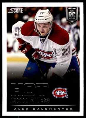 2013-14 Score Alex Galchenyuk Rookie Montreal Canadiens #645 - Image 1 of 2