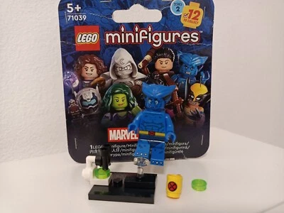 LEGO 71039 😎BESTIA MARVEL STUDIOS 2 MINIFIGURES COMPLETA 2023 BEAST TRACCIATA - Immagine 1 di 4