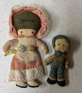 Vintage Wolfpit Enterprises 1975 Joan Walsh Anglund Stofftaschen Puppen - Bild 1 von 6