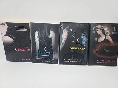 Lot of 4 House of Night Series Books MARKED,BETRAYED,AWAKENED,BURNED GREAT COND. - Image 1 of 4