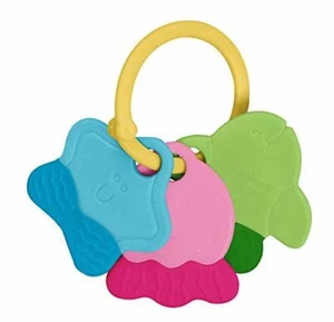 Teething Keys Babies Toys Teether Baby Safe Soft Green Sprouts Rattle Soothe 3m+ - Picture 1 of 7