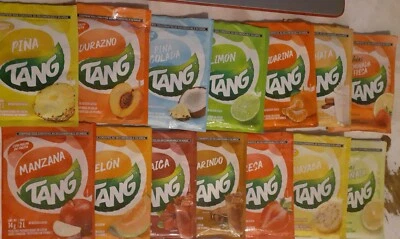 TANG 14 Sample Pack No Sugar Needed Makes 2 Liters Of Drink Mix 15g From Mexico - Image 1 of 4