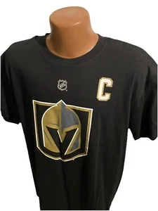 Vegas Golden Knights Fanatics Mark Stone Captain Black T Shirt Men’s Size XL - Picture 1 of 2