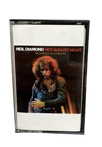 Neil Diamond Cassette Hot August Night Recorded in Concert 1972 MCA - Picture 1 of 4