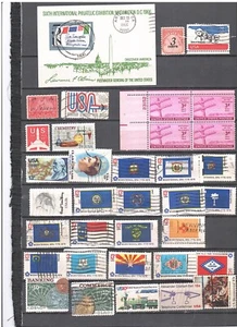 Colección Us Usado Como Nuevo En Tarjetas JUEGO de cuatro Presidentes Hojas Miniatura N613 - Imagen 1 de 10