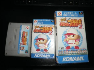Super Nintendo sfc Snes Super Famicom - Jikkyou Powerful Pro Yakyuu 2 100% jap - Picture 1 of 1