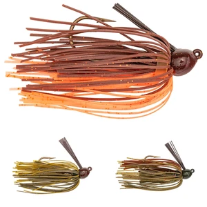 Strike King Bitsy Bug Mini Jig Skirted Jig 3,5g Barsch Schwarzbarsch Gummi 6,5cm