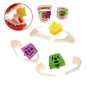 Dental Orthodontic Silicone Mouth Prop Retractor Bite Block with Tongue Guard - Picture 1 of 14