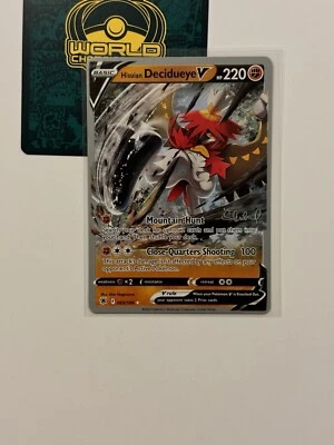 Hisuian Decidueye V 083/189 2022 World Championships Astral Radiance Variant D - Image 1 of 2