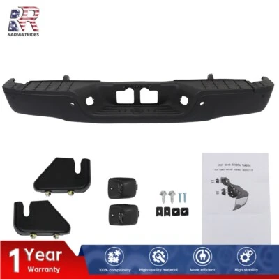 Steel Rear Bumper Assembly For 07 2008-2013 Toyota Tundra w/ Park Sensor Holes Foto 1 de 4