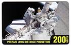 Carte téléphonique 200u astronautes dans l'espace