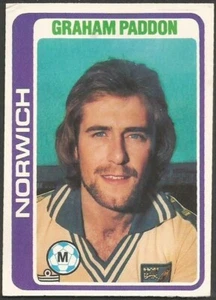 TOPPS 1979 FOOTBALLERS #346-NORWICH CITY-GRAHAM PADDON - Picture 1 of 1