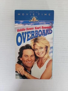 Overboard (VHS, 1996, Movie Time) Goldie Hawn, Kurt Russell - Picture 1 of 7