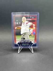 2024 Topps Series 2 GEORGE W. BUSH Red Parallel First Pitch Insert SSP /10 !!! - Picture 1 of 2