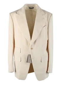TOM FORD Atticus Off White Corduroy Sport Coat Size 52 / 42R U.S. Jacket Blaz... - Picture 1 of 7