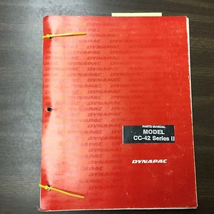 Dynapac CC-42 II PARTS MANUAL BOOK CATALOG VIBRATORY COMPACTOR TANDEM ROLLER - Picture 1 of 3