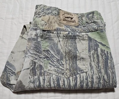 Vintage Duxbak Jeans Men 40X30 CamoPants Outdoors Hunting Made in USA - Image 1 of 4