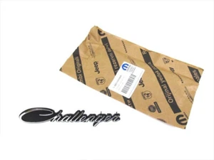2008-2014 Dodge Challenger CHROME BLACK SCRIPT GRILLE EMBLEM NAMEPLATE MOPAR OEM - Bild 1 von 6
