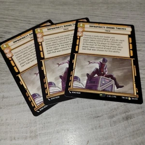 Star Wars Unlimited Impropriety Among Thieves 204 ToR Rare x3 Playset - Bild 1 von 2