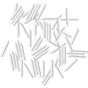 60pcs Refractory Support Nails Ceramic Pottery Kiln Nails DIY Clay Art Tools - Picture 1 of 12