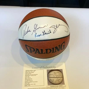 Gary Payton Hall Of Fame Induction Class Of 2013 Multi Signed Basketball JSA - Picture 1 of 6