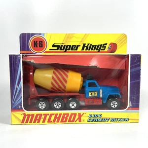 Matchbox Super Kings K-6 GMC Cement Mixer, w/Original Box - Picture 1 of 7
