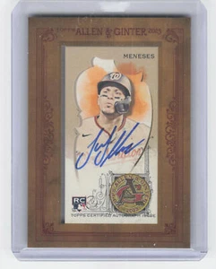 2023 Topps Allen & Ginter #MA-JM Joey Meneses Mini Framed Autographs - Picture 1 of 2