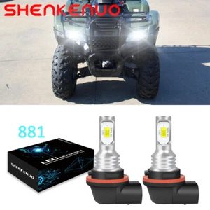 For 2014-2023 Honda Rancher 420 2Pcs Front LED Headlight Bulbs 6000K White Kits - Bild 1 von 13