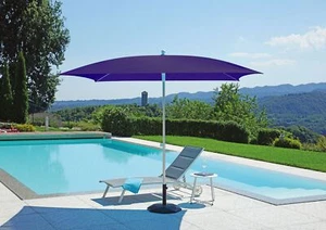 Ombrellone Giardino Alluminio Made in Italy Blu 2.5 x 2.5 Metri - Foto 1 di 1