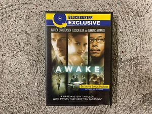 Awake Movie DVD Blockbuster Exclusive Hayden Christensen Jessica Alba - Picture 1 of 3