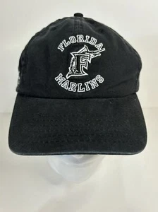 Cappello Florida Marlins Budweiser nero regolabile strapback logo MLB - Foto 1 di 5