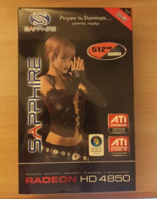 AMD Radeon Sapphire HD4850 512MB GDDR3 2xDVI-I PCI-E 2.0 256bit Adattatore HDMI - Immagine 1 di 4