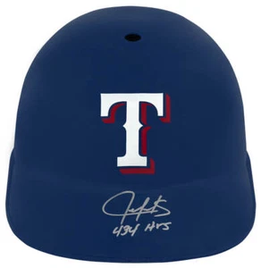 Juan Gonzalez Signed Rangers Replica Souvenir Batting Helmet w/434 HR's (SS COA) - Picture 1 of 1