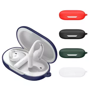 Silicone Case Earphone Pouch Cover With Carabiner for Anker Soundcore AeroFit - Picture 1 of 16