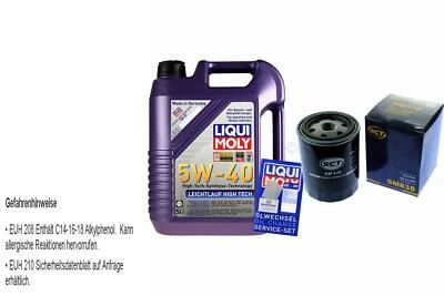 LIQUI MOLY, SCT-GERMANY INSPEKTIONSKIT FILTER LIQUI MOLY ÖL 5L 5W-40 für VW Golf IV 1J1 1.6 2.0 1.8 T