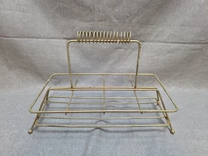 Vtg Metal Drink Glass Holder Caddy Carrier MCM Barware Briard Culver Libbey 8 - Picture 1 of 5
